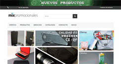 Desktop Screenshot of mixpromocionales.com