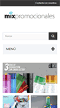 Mobile Screenshot of mixpromocionales.com